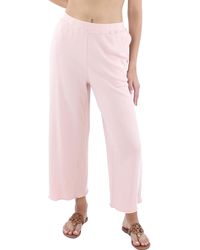 Eileen Fisher - French Terry Straight Leg Cropped Pants - Lyst