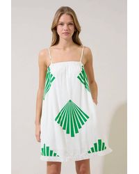 Sugarlips - Katie Summer Breeze Fringe Mini Dress - Lyst