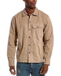 Rag & Bone - Greige Long Sleeve Stanton Shirt Jacket - Lyst