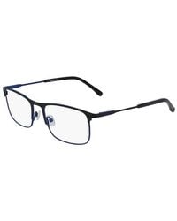 Lacoste - Eyeglasses Rectangle Full Rim, Matte/ Frame And Clear Demo Lenses Lens L2252001 - Lyst
