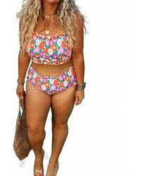 Blakeley - Floral Three Piece Swim Set - Lyst