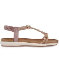 Exe' - Av3 Flat Sparkle Sandal - Lyst