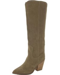 Blondo - Wrangle Suede Stacked Heel Knee-high Boots - Lyst