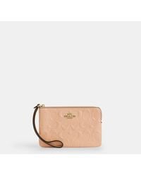 COACH - Corner Zip Wristlet - Lyst