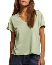 PERFECTWHITETEE - Boxy V Neck Tee - Lyst