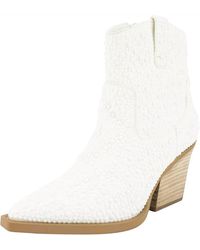 Very G - Kady Pearl Rhinestone Booties - Lyst