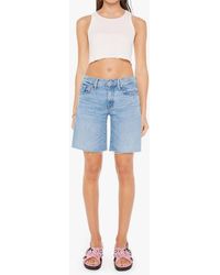 Mother - Down Low Undercover Fray Short - Lyst