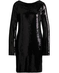 BOSS - Long-Sleeved Sequinned Dress - Lyst