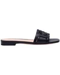 Bally - Peoni B Chain Detail Leather Sandals, Brand Size 36 Us - Lyst