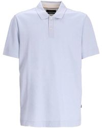 BOSS - Jacquard Bubble Cotton-Silk Polo Shirt - Lyst