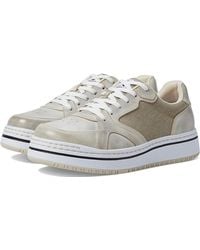 Alegria - Alyster Sneaker Cream Leather Platform Athletic Shoes Ver460 - Lyst