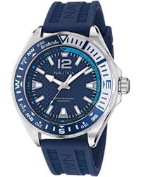 Nautica - Clearwater Beach 3-hand Silicone Watch - Lyst