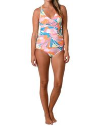 Jantzen - Wrap X-Back Tankini Bikini Swim Top - Lyst
