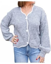 Anniewear - Everyday Edge Contrast Cardigan - Lyst