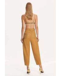 Nocturne - Pleated Slouchy Pants - Lyst