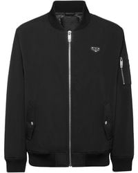 Philipp Plein - Nylon Bomber Jacket - Lyst