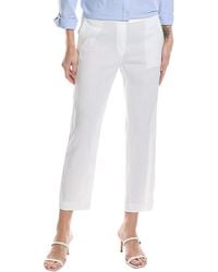 Theory - Treeca Linen-blend Pull-on Pant - Lyst