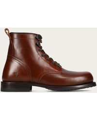 Frye - Hudson Plain Toe Workboot - Lyst