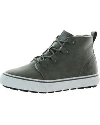 Lugz - Evergreen Fleece Faux Leather Ankle Casual And Fashion Sneakers - Lyst