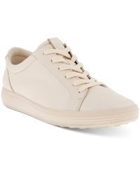 Ecco - Soft 7 Leather Lace Up Casual And Fashion Sneakers - Lyst