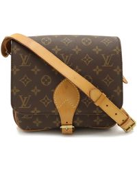 Louis Vuitton - Cartouchiere Canvas Shoulder Bag (pre-owned) - Lyst