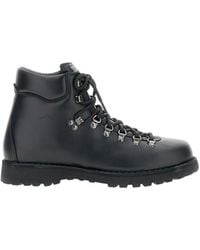 Diemme - Rugged Outdoor Lace-Up Hiking Boots With Padded Collar - Lyst