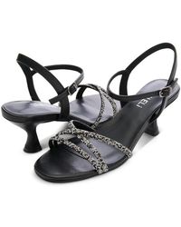 Vaneli - Linzy Sandals B Leather Kitten Heel Ankle Strap Htat1131 - Lyst