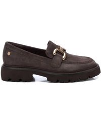 Xti - Leather Moccasins - Lyst