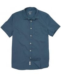 Grayers - Van Dam 4 Way Stretch Poplin Short Sleeve Shirt - Lyst