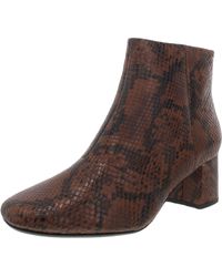Clarks Sheer Flora 2 Cow Hair Animal Print Ankle Boots in Black Lyst
