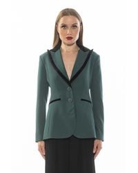 Alexia Admor - Velvet Trim Blazer Jacket - Lyst