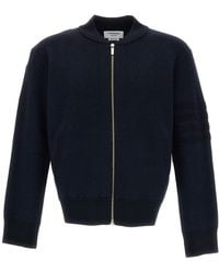 Thom Browne - Cotton Ottoman Milano Bomber Jacket - Lyst