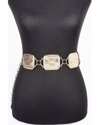 Fashnzfab - Multi Metal Chain Belt - Lyst
