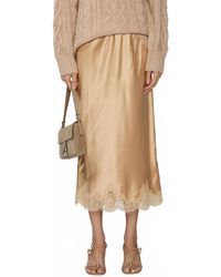LoveShackFancy - Malina Midi Skirt - Lyst