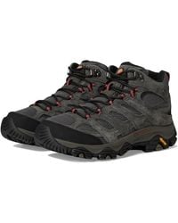 Merrell - Moab 3 Mid Gore-Tex J035785Z Wide Beluga Hiking Boots Rhs9596 - Lyst