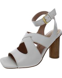 Cole Haan - Reina City Leather Ankle Strap Heels - Lyst