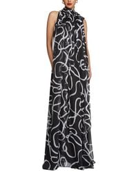 Halston - Lyle Chiffon Gown - Lyst