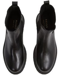 Reiss - Thea Leather Boot - Lyst