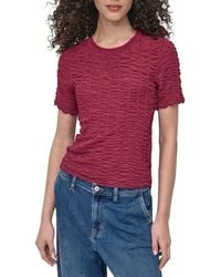 DKNY - Superfine Texture Top - Lyst