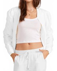 Bobi - Puff Sleeve Bomber Jacket - Lyst