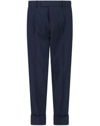 Cruna - Tailored Straight-Leg Virgin Wool Trousers - Lyst