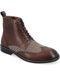 Thomas & Vine - Jarett Wide Width Wingtip Ankle Boot - Lyst