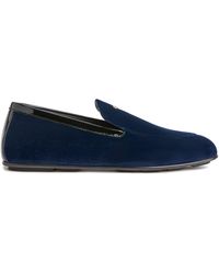 Giuseppe Zanotti - Gz Driver Velvet Loafers - Lyst