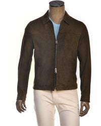 Kiton - Kired Juan Lambskin Suede Zip-Up Jacket - Lyst