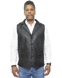 Infinity Leather - Smart Classic Waistcoat-Bristol - Lyst
