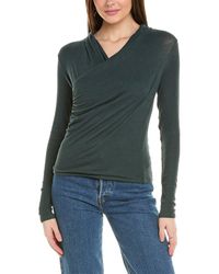 Vince - Fixed Wrap Top - Lyst