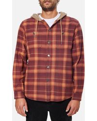 Katin - Harold Hooded Flannel Shirt - Lyst