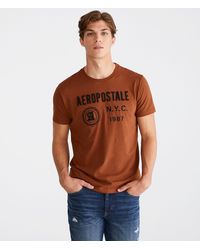 Aéropostale - Nyc 1987 Appliqué Graphic Tee - Lyst