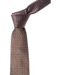 Canali - Squares Silk Tie - Lyst