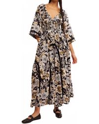 Free People - Printed Dixi Maxi Dress - Lyst